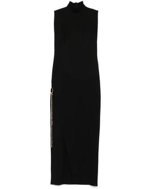Atu Body Couture Metallic-Ring Maxi Dress - Black