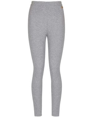 Balmain Gestrickte Leggings - Grau