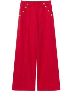 Claudie Pierlot Straight-Leg Jeans - Red