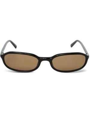 Chimi Edith Oval-Frame Sunglasses - Brown