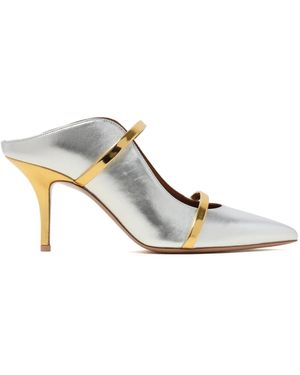 Malone Souliers Maureen 90 Mm Mules - White