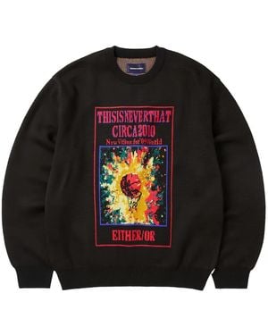 thisisneverthat Basketball Hoop Sweater - Black