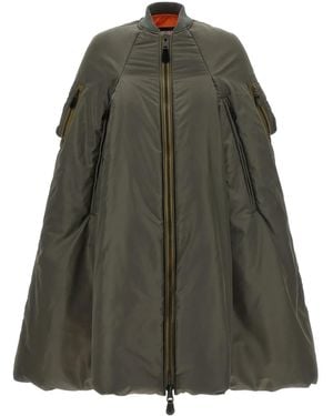 Junya Watanabe パデッド ボンバージャケット - グリーン
