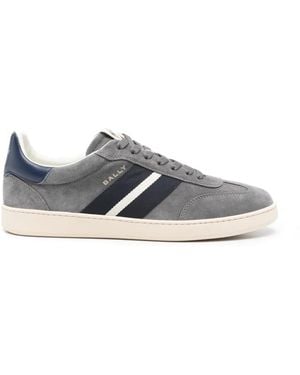 Bally Striped-Detail Trainers - White