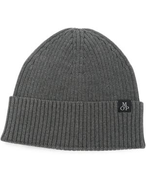 Marc O' Polo Ribbed-Knit Beanie Hat - Grey