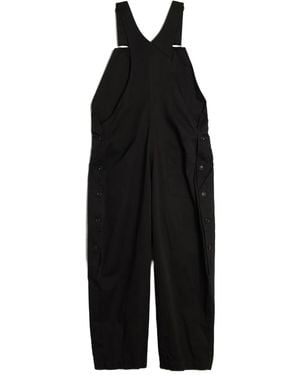 Y's Yohji Yamamoto ジップ ジャンプスーツ - ブラック