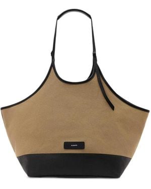 AllSaints Large Siloh Canvas Tote Bag - Natural