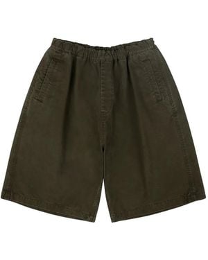 Entire studios Elasticated-Waist Boxing Shorts - Green