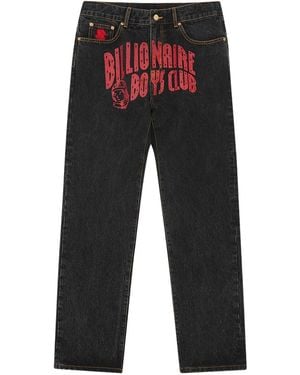 BBCICECREAM Arch Logo Jeans Mit Grafik - Grau