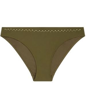 Aubade Summer Stars Bikinishorts Mit Nieten - Grün