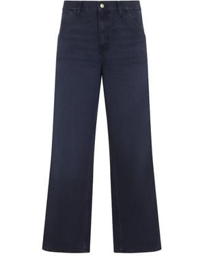 Carhartt Jeans Van Biologisch Katoen Met Dubbele Zak - Blauw