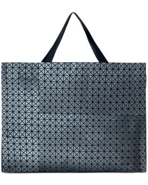 Issey Miyake Geometric-Panel Tote Bag - Blue