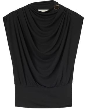 RETORI Draped Top - Black