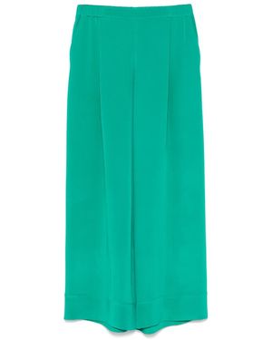 Carine Gilson Pantalones con cinturilla elástica - Verde