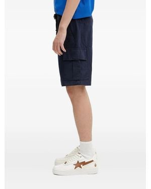 Barbour Shorts Con Cintura - Blu