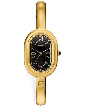 Fossil Sloan Oval 25Mm Watch - Metallic