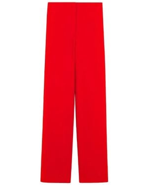 Sportmax Paneled Pants - Red
