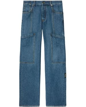 Off-White c/o Virgil Abloh Straight-Leg Cargo Jeans - Blue