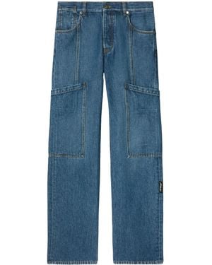 Off-White c/o Virgil Abloh ストレート カーゴジーンズ - ブルー