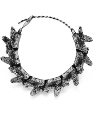 DIESEL Pulsera Plateada - Metálico