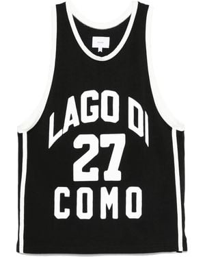 Rhude X Como 1907 Printed Tank Top - Black