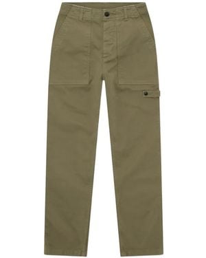 Fortela Jerryt Patch-Pockets Trousers - Green