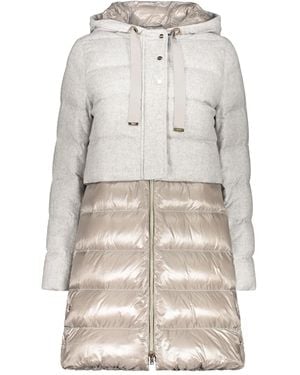Herno Hooded Down Jacket - Grey