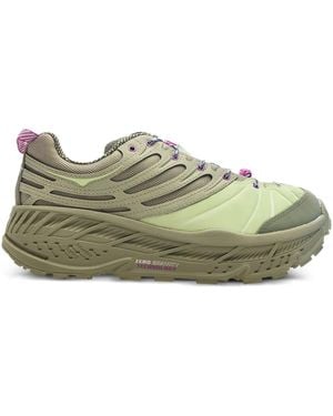Hoka One One Elite Terrain System Stinson Trainers - Green