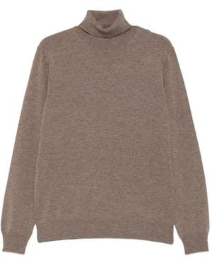 Corneliani Roll-Neck Jumper - Brown