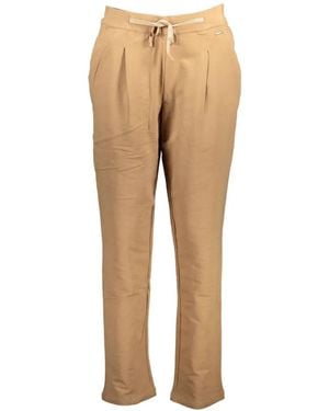 U.S. POLO ASSN. Pleated Drawstring Pants - Natural
