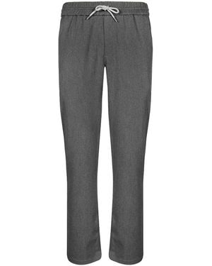 Les Deux Pantaloni Con Coulisse - Grigio