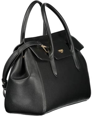 Twinset Logo-Plaque Tote Bag - Black