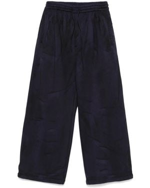Juun.J Pantalones de chándal teñidos - Azul