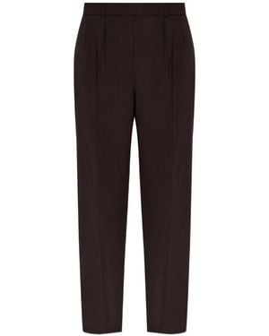 Lacoste Pantalon À Design Plissé - Black