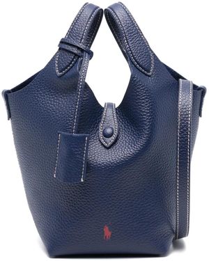 Polo Ralph Lauren Borsa Tote Polo Play Piccola - Blu