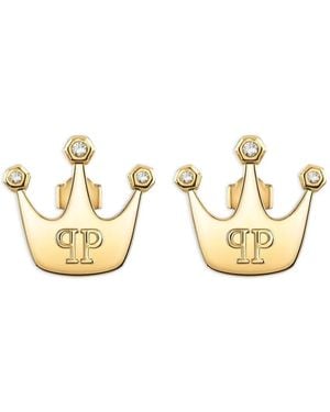 Philipp Plein Crown Ohrclips - Mettallic