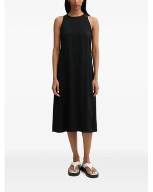 Marc O' Polo Sleeveless A-Line Midi Dress - Black