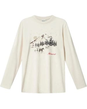 Isabel Marant Camiseta Martine De Manga Larga - Blanco