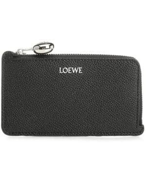 Loewe Pebble Card Holder - Black