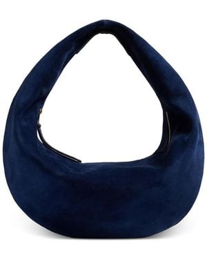 KHAITE Zip Shoulder Bag - Blue