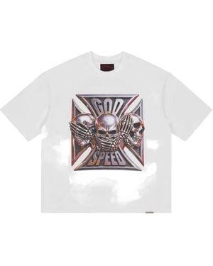 Godspeed Omerta Graphic-Print T-Shirt - White