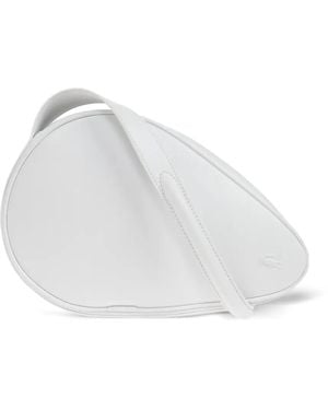Lacoste Leather Tote Bag - White