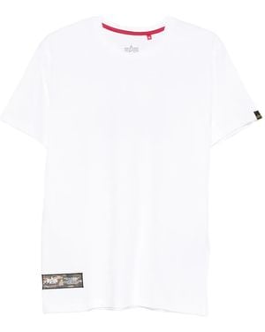 Alpha Industries Camo Label T-Shirt - White