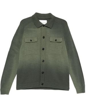 Roberto Collina Flap-Pockets Cardigan - Green