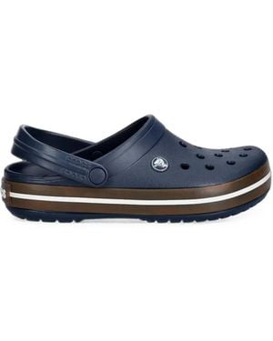 Crocs™ Crocband Perforated Logo-Patch Clogs - Blue