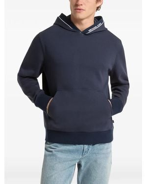 Michael Kors Ribbed Hoodie - Blue
