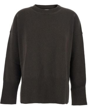 Grifoni Pullover mit Rundhalsausschnitt - Schwarz