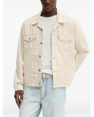 Levi's Veste En Jean À Boutonnière - Neutre