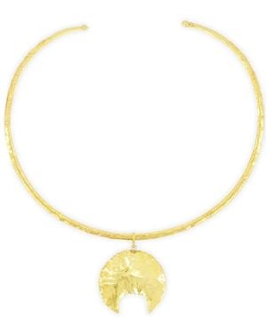 Sylvia Toledano Sol Y Luna Vergulde Messing Halsketting - Metallic