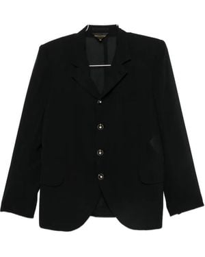 Comme des Garçons Sakko Mit Fallendem Revers - Schwarz